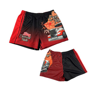 Short de sport en maille imprimé par sublimation avec poches zippées Vêtements de football pour hommes, design personnalisé - Product Image 6