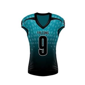 Uniforme de fútbol americano personalizado con impresión por sublimación, camiseta de fútbol americano para hombre, uniformes de fútbol bordados - Product Image 4