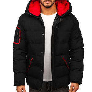 2026 Wholesale Custom Thick Padded Winter Men's <b>Fleece</b> Jacket Warm Plus Size Stand Collar Breathable - Product Image 1
