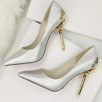 Produits en Dropshipping : Escarpins Femme à Bout Pointu Rouges, Talons Aiguilles Hauts pour Mariage et Soirée