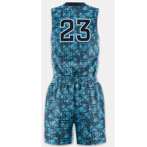 Conjunto de Pantalones Cortos de Baloncesto Personalizados para Verano 2026, Uniforme Deportivo Unisex para Adultos, Transpirable, con Estampado en Degradado de Color - Product Image 3