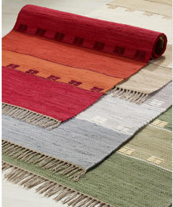 Haute qualité tissé coton Chindi chiffon tapis main laine décorative pour la maison salon utilisation extérieure lavable ourlet décoratif - Product Image 3