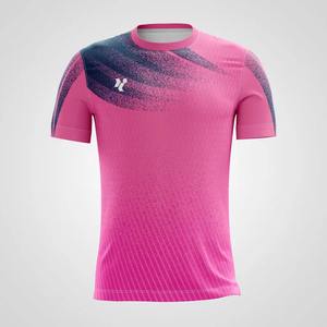 Maillot de football imprimé pour hommes et femmes T-shirt de tennis simple fitness vêtements d'entraînement de badminton de tennis de table à manches courtes - Product Image 3