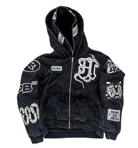 Jogging Suit 100% Poliéster Chándal Grueso Pesado Chándales Unisex Pantalones de chándal y Sudadera con capucha Conjunto Hombres - Product Image 3