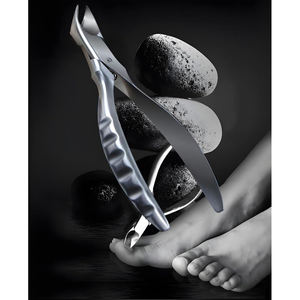 Pince à ongles portable en acier de grande taille pour ongles incarnés, ongles épais, doigts et orteils, podologie, soin des ongles, rainures des ongles, ongles incarnés, ongles épais - Product Image 6