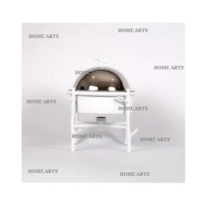 Plato para servir comida de diseño fabuloso en hierro y acero inoxidable Plato para servir comida Warner para uso doméstico en hoteles - Product Image 3