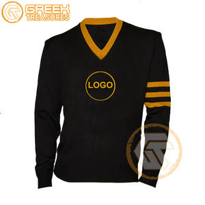 High Quality Phi <b>Men's</b> Alpha Acrylic Embroidered Cardigan Customized Sorority <b>Sweaters</b> Breathable Knitted Pullovers Fraternity - Product Image 4