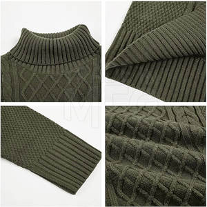 Meilleure vente vêtements d'hiver en tricot décontractés sur mesure motif solide impression décoration fabricant professionnel grandes tailles quantité minimale de commande bas - Product Image 6