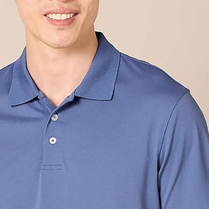 Logotipo personalizado Digital Impreso 100% algodón Secado rápido Transpirable Alta calidad Liso Hombres Golf para camisa para deportes Casual - Product Image 4