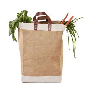 Sacs fourre-tout en jute écologiques de haute qualité faits à la main et à la mode personnalisés et réutilisables à vendre - Product Image 3