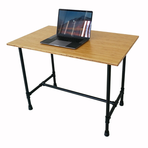 BFPB001-Pipebamboo 100x60cm <b>Folding</b> Laptop <b>Desk</b> for Office School & Living Room with Pipe Legs - Product Image 1