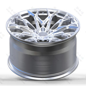 Rines Cóncavos Cromados de <span class=keywords><strong>2</strong></span>/3 Piezas de 22, 26 y 28 Pulgadas, Rines de Aleación Forjados por Estiramiento, Diseño de Rines Fogato, Labios Profundos - Product Image 2