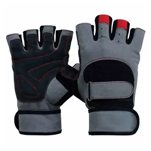 Gants de fitness personnalisés pour hommes et femmes, avec poignets, poignée de paume, pour la musculation et le sport - Product Image 1