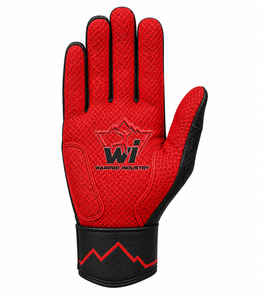 Wholesale <b>Baseball</b> Softball Batting Gloves High Quality 100% Leather Durable Breathable Left Handed Men Women Custom Colors Logo - Product Image 4
