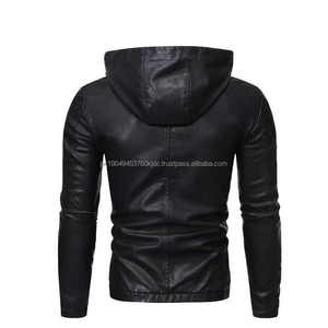 Low MOQ Pullover Hombres Invierno Sudadera con capucha de cuero en blanco Calidad Premium Hombres Sudadera con capucha Low Moq Hombres Sudadera con capucha para la venta a granel - Product Image 3