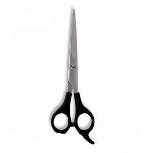 Ciseaux de coupe de cheveux de coiffeur personnalisés couleur noire poignée métal acier ciseaux de coupe de cheveux pour la beauté - Product Image 4