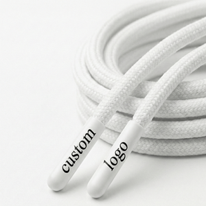 Lacets plats en plastique réglables de 8 mm en gros |   Bouchon de machine personnalisé, écologique, résistant à l'eau, sans plomb, durable - Product Image 3