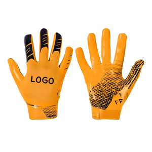 Los más vendidos Guantes de entrenamiento al aire libre de cuero súper pegajosos Últimas llegadas Guantes de fútbol americano para adultos - Product Image 5