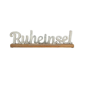 Design in alluminio parola personalizzata più articoli disponibili per uso interno finitura metallo Combo albero di natale in legno