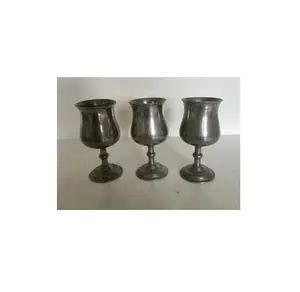 Verre à vin en acier inoxydable, meilleure qualité, article de luxe, verre à vin en aluminium pour bar et clubs, 3 pièces - Product Image 1