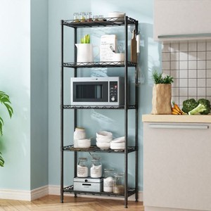 Innovative 4-<b>Tier</b> Steel <b>Shelf</b> Home Kitchen Metal Organizer Wire Rack 4-<b>Tier</b> Baker's Rack for Microwave Oven Stand <b>Shelf</b> - Product Image 4