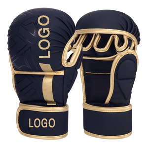 Gants MMA demi-doigt de haute qualité en vente chaude avec logo personnalisé Meilleur prix Équipement de boxe et protection en gros - Product Image 5