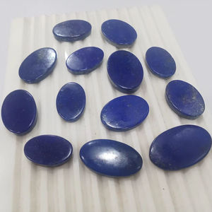Cabochon de lapis-lazuli naturel de qualité supérieure, couleur bleue, pierre précieuse pour la fabrication artisanale de cabochons de lapis-lazuli, lisses et semi-précieux - Product Image 1