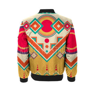 แจ็กเก็ตระเหิดจากปากีสถานทำ2024ผ้าโพลีเอสเตอร์เลือกสีได้ตามต้องการ - Product Image 2