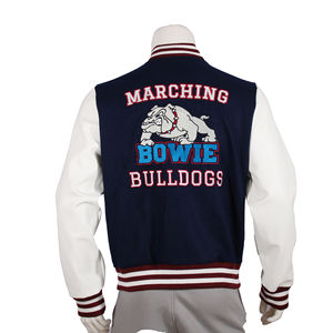 Laine Bady cuir Long Street Style Logo recadrée Letterman vestes personnalisé Varsity Bomber veste hommes - Product Image 6