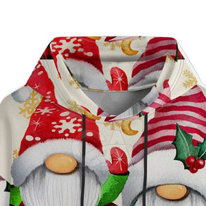 Ropa de calle transpirable mujeres sudaderas con capucha de Navidad de gran tamaño pulóver estilo mujeres sudaderas con capucha de Navidad 2026 Año Nuevo Sudadera con capucha - Product Image 4