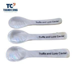 ช้อนตักเปลือกหอยธรรมชาติสำหรับเครื่องใช้ในครัวช้อนตักสลัดหอยมุก - Product Image 4