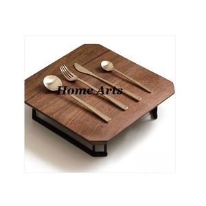 Ensemble de 3 plateaux de service de tailles différentes en fer de haute qualité pour servir des en-cas et des fruits à un prix abordable - Product Image 6