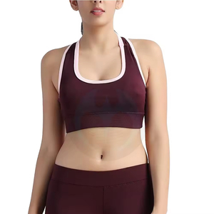 Conjuntos de Yoga de 2 piezas hechos a medida para mujer, sujetadores deportivos de espalda cruzada de secado rápido y mallas push-up hasta la pantorrilla, conjuntos de pantalones y mallas para mujer - Product Image 6