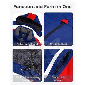 Vestes de ski d'extérieur coupe-vent imperméables thermiques pour sports d'hiver, vente en ligne au meilleur prix - Product Image 4