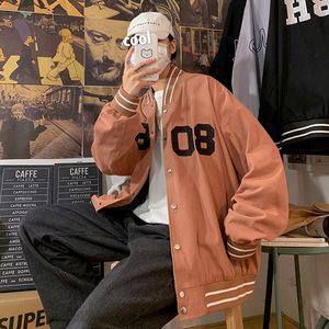 Veste de Baseball Homme de Haute Qualité Professionnelle Respirante avec Fermeture Éclair Personnalisée Logo Imprimé Microfleece 100% Polyester - Product Image 5