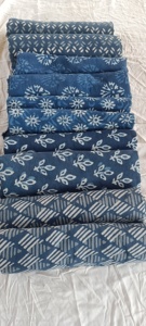 Rất Nhiều Loại Vải Trong Bán Buôn Giá Thấp Tỷ Lệ In Bagru Dabu Indigo In Siêu Mềm Siêu Chất Lượng Vải Cho Quần Áo - Product Image 5
