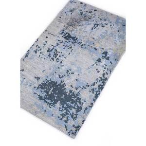 Tattvam Lu-9031 Blue Hand Knotted Wool & Bamboo <b>Silk</b> Rugs Home Textile (Cs-01) - Product Image 2