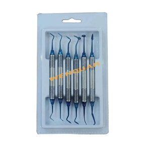 Juego de herramientas de llenado Dental Manual de 6 piezas de alta calidad, instrumentos restauradores de resina compuesta - Product Image 6