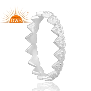 Nuevas llegadas, anillo de plata de ley con diseño elegante, joyería personalizada para mujer, regalo para ella. - Product Image 2