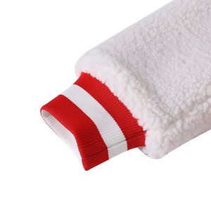 Veste Bomber Sherpa Réversible Delta Premium Bicolore Tendance Universitaire Fraternité Grecque avec Texture Polaire et Logo Avant Printemps - Product Image 6