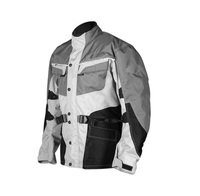 Veste de moto unisexe pour l'aventure, imperméable, en Cordura 3 couches, imprimée, protection CE niveau 2, été/hiver