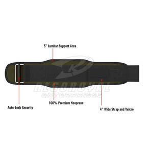 Ceintures en néoprène d'haltérophilie neuves les plus vendues Fitness entraînement soutien du dos ceintures en néoprène personnalisées - Product Image 5