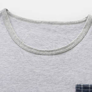 Conjunto de pantalones cortos de verano transpirables informales de dos piezas para hombres de alta calidad 100% algodón de talla grande - Product Image 3