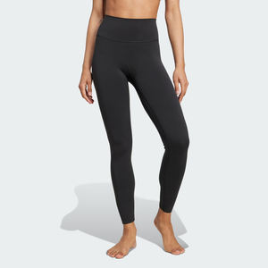 Mallas de gimnasio de cintura alta para mujer, Spandex, poliéster, estiramiento de cuatro vías, estampado Digital, patrón sólido, ropa deportiva, venta al por mayor, Bangladesh - Product Image 1