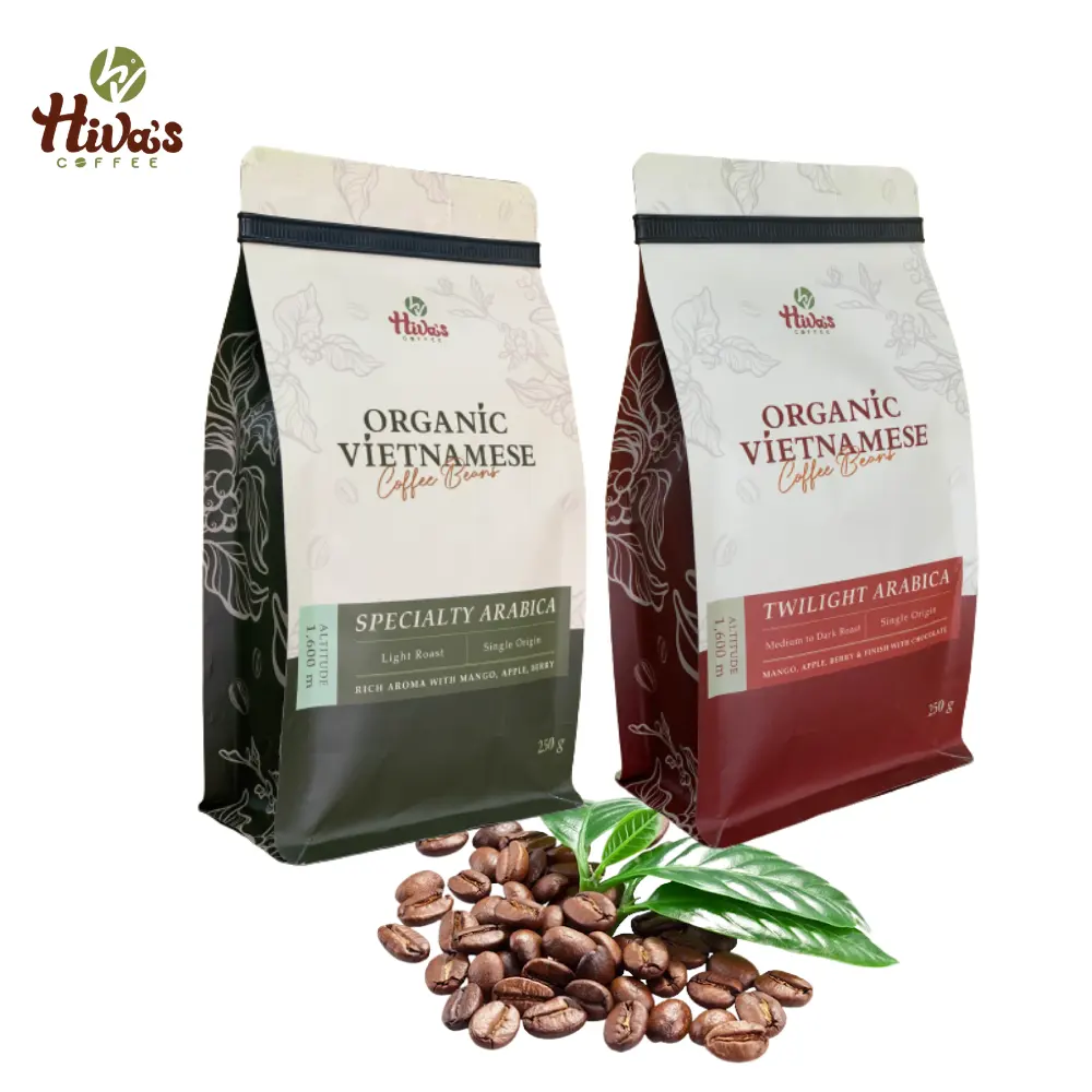 Échantillon gratuit Top produit Viet Nam café Arabica de haute qualité Grains de café torréfiés Prix de gros Prêt à exporter Livraison rapide