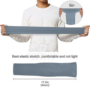 Manga de compresión ajustable para brazo con tela transpirable de secado rápido, diseño personalizable de alta calidad - Product Image 5