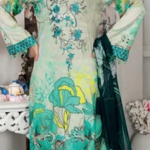 Estilos formales modestos para mujer para primavera otoño 2025 encaje bordado cintura elástica sólida Casual Formal verano césped rebordear - Product Image 5