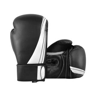 ถุงมือชกมวยหนังวัวแท้สำหรับผู้ชายอุปกรณ์ศิลปะการต่อสู้ - Product Image 1