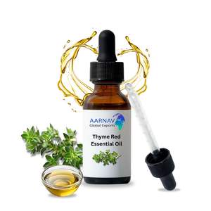 100% aceite esencial rojo de tomillo puro destilado al vapor para aromaterapia cuidado de la piel y el cuerpo suministro a granel del fabricante - Product Image 1