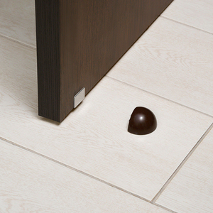 Butée de porte adhésive avec aimant, marron - Product Image 4